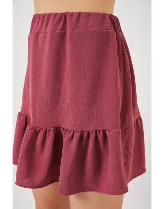 Ayrobin Mini Etek 8054 - Gül Kurusu