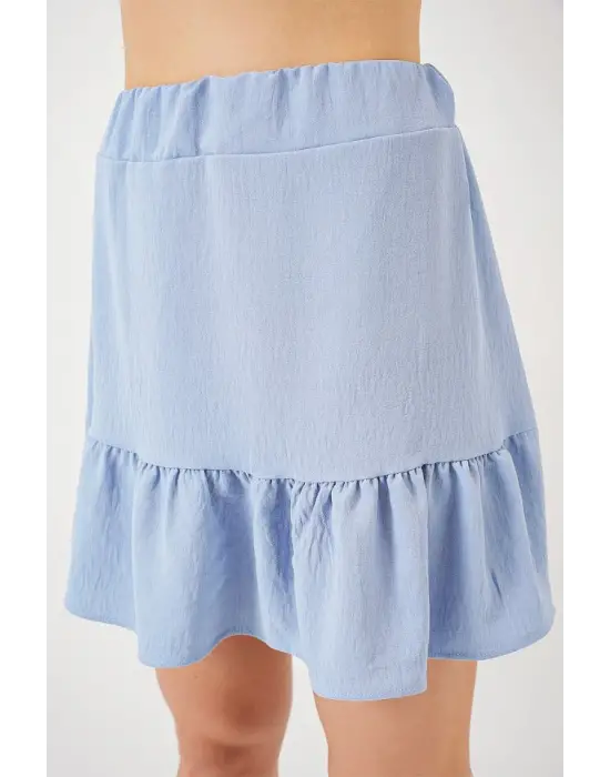 Ayrobin Mini Etek 8054 - Mavi