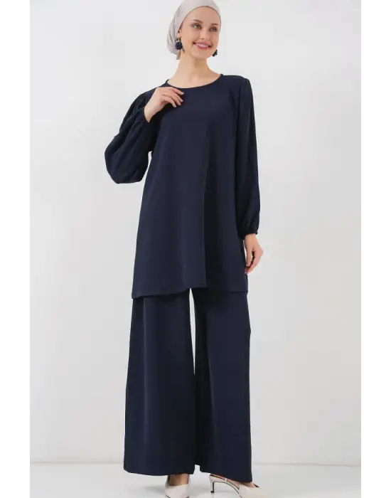 Ayrobin Tunik Pantolon Alt Üst Takım 6712 - Lacivert