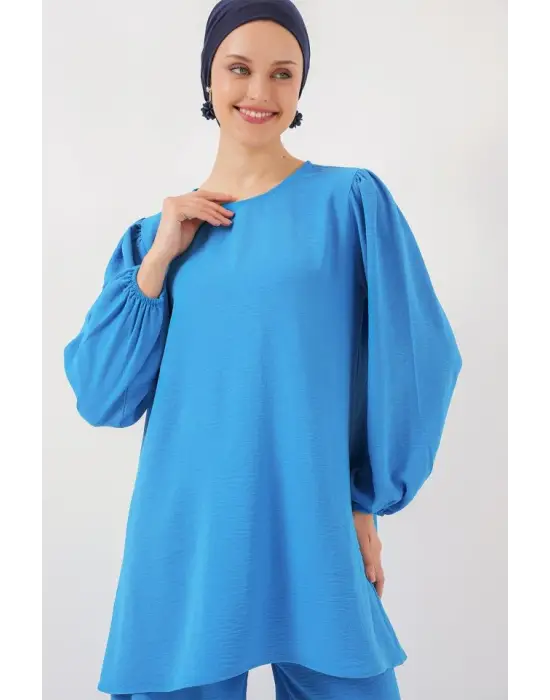 Ayrobin Tunik Pantolon Alt Üst Takım 6712 - Mavi