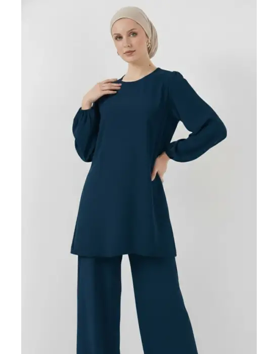 Ayrobin Tunik Pantolon Alt Üst Takım 6712 - Petrol