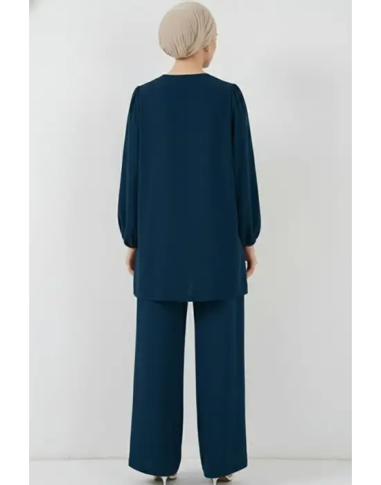 Ayrobin Tunik Pantolon Alt Üst Takım 6712 - Petrol