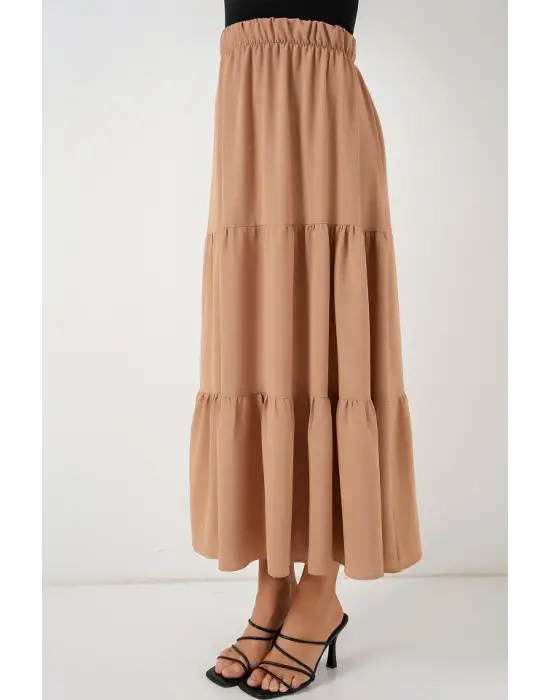 Ayrobin Uzun Etek 8048 - Bisküvi