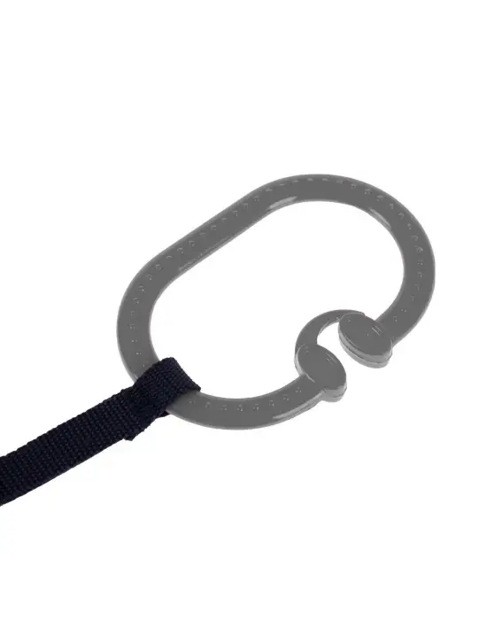 Omarı Çıngıraklı Gri Puset Halkası BabyJem