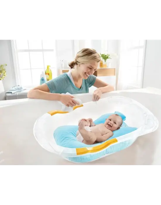 Omarı Rahatlık ve Güvenlikte BabyJem Köpüklü Bebek Banyo Yatağı