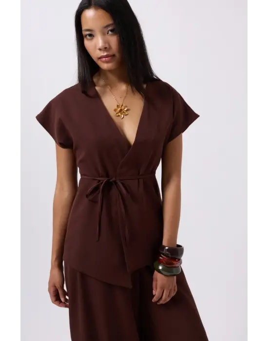 Bağcık Detay Yelek