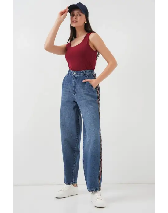 Baggy Kot Pantolon 6700 - Lacivert