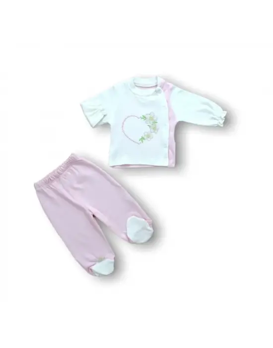 Romantik Nakışlı 5li Zıbın Takımı