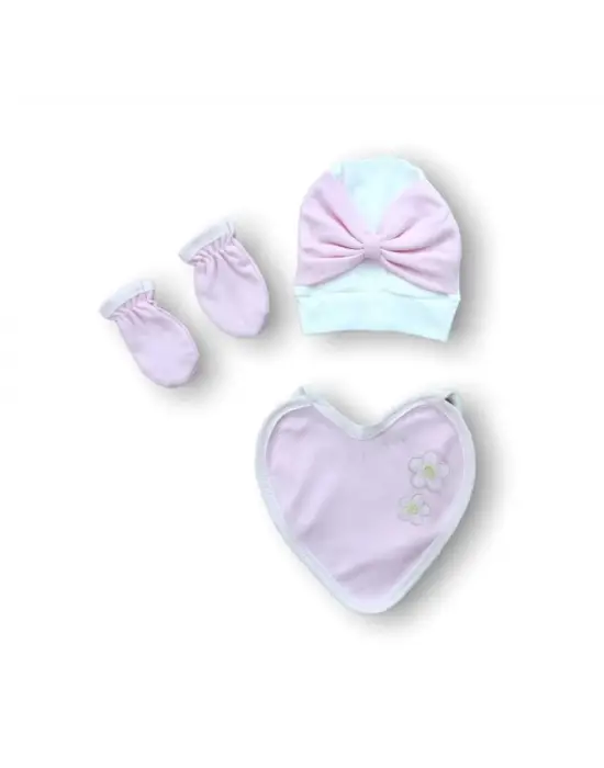 Romantik Nakışlı 5li Zıbın Takımı