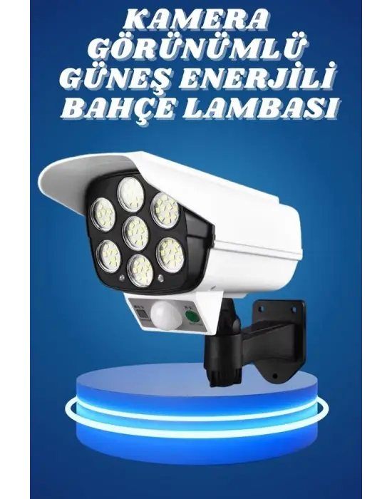 Bahçe Aydınlatması Hareket Sensörlü Led Aydınlatma Kamera Görünümlü