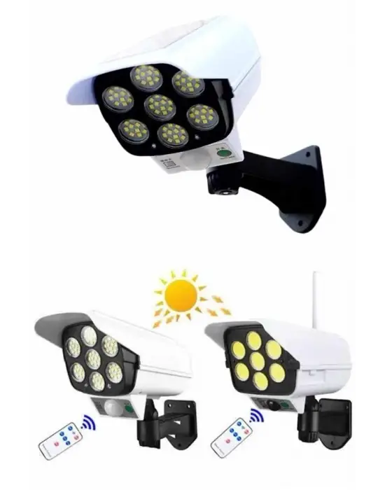 Bahçe Aydınlatması Hareket Sensörlü Led Aydınlatma Kamera Görünümlü