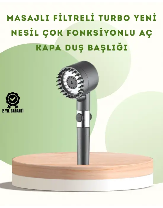 Banyo İçin Filtreli Duş Başlığı Pratik Kullanım