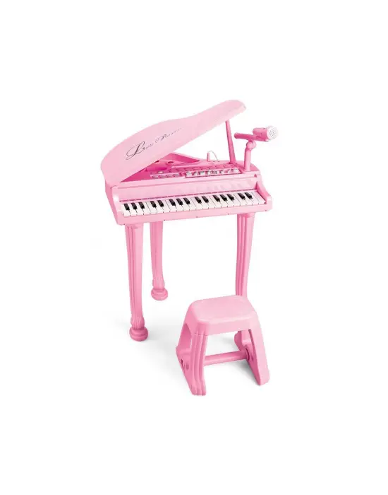 BAO-1403-0213 PİNK 37 TUŞ BÜYÜK PEMBE PİYANO MP3 VE MİKROFONLU