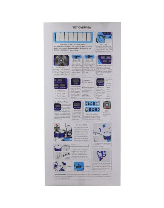 BAO-1704 Bateri Seti MP3 ve Mikrofonlu