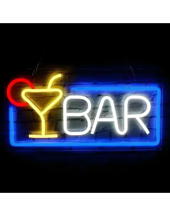 Bar Yazılı Neon Led Işık