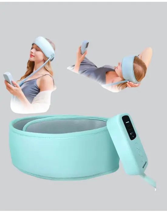 Baş Ve Şakak Masaj Aleti Isı Destekli Derin Rahatlama