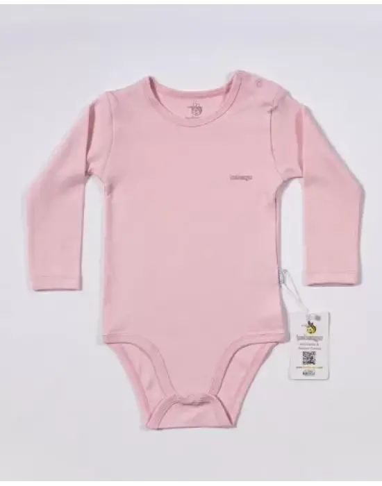 Omarı Pembe Uzun Kollu Basic Body