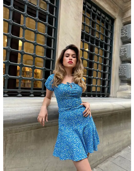 Etnik Desenli Takım Eteği