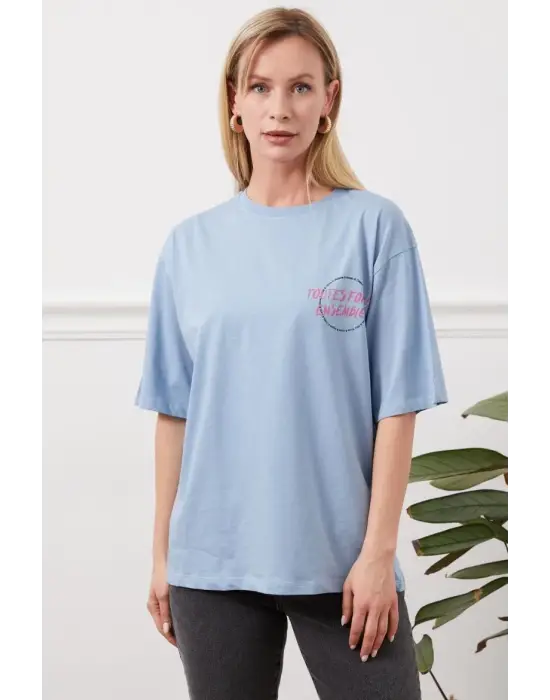 Modern Baskılı Tişört