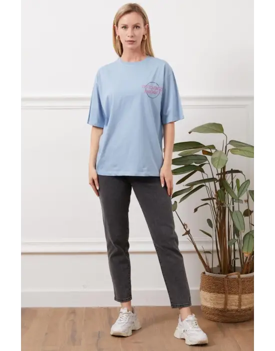 Modern Baskılı Tişört