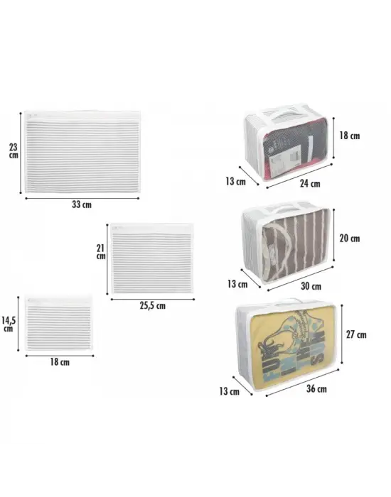 Omarı Yatak Odası ve Makyaj Organizer Seti - Pratik Bavul Düzenleyici