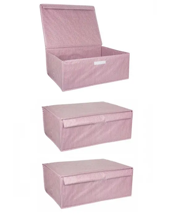 Omarı Çok Amaçlı Kutu Organizer Cırt Cırtlı Hurç 19x40x50cm (10 Adet)