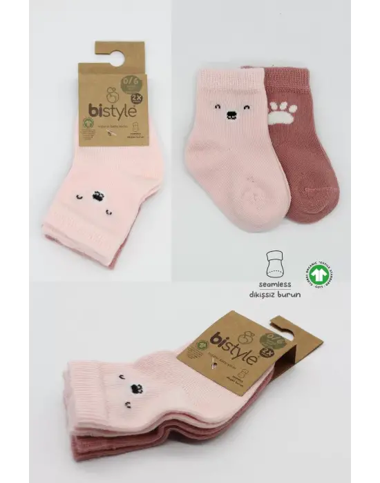 Omarı Rahatlık ve Renk Uyumunu Buluşturan Pembe Penye Soket Çorap Seti
