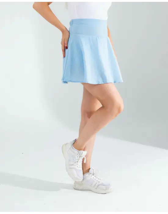 Keten Şort Etek Bebe