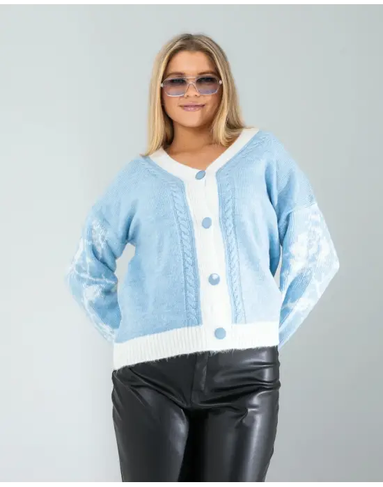 Cool Mavi Triko Hırka