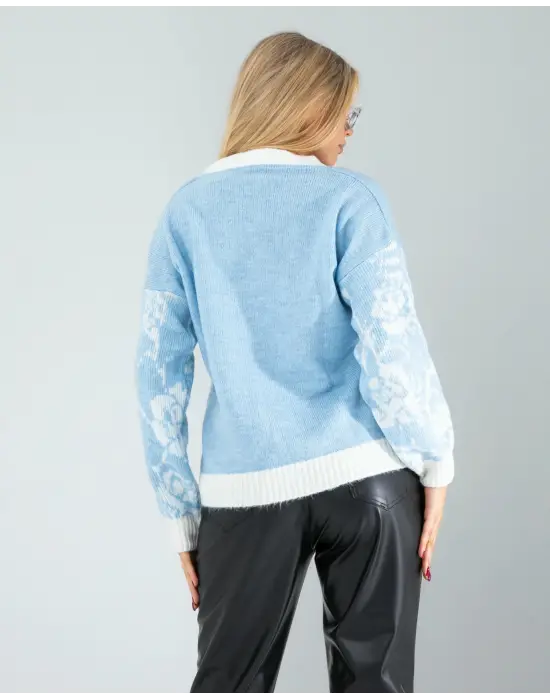 Cool Mavi Triko Hırka