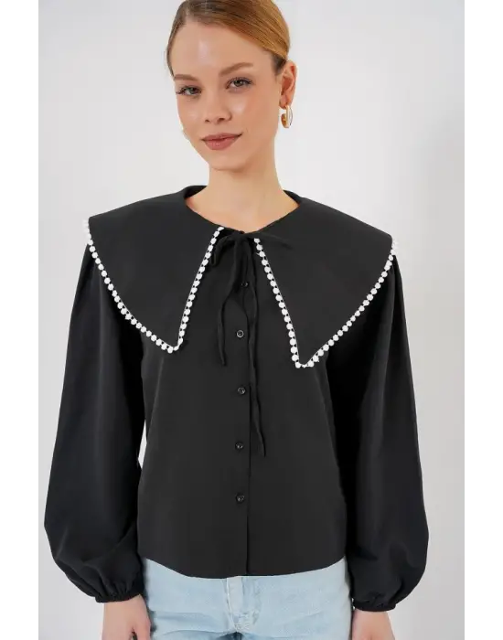 Zarif Bebe Yaka Gömlek