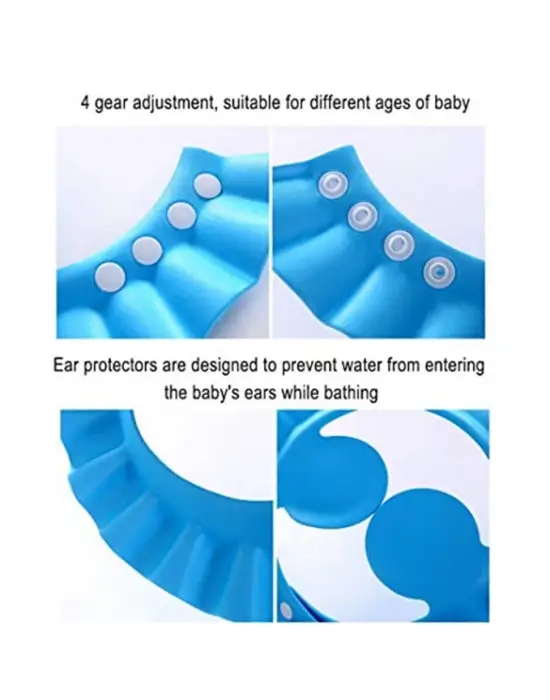 Bebek Banyo Şapkası Mavi