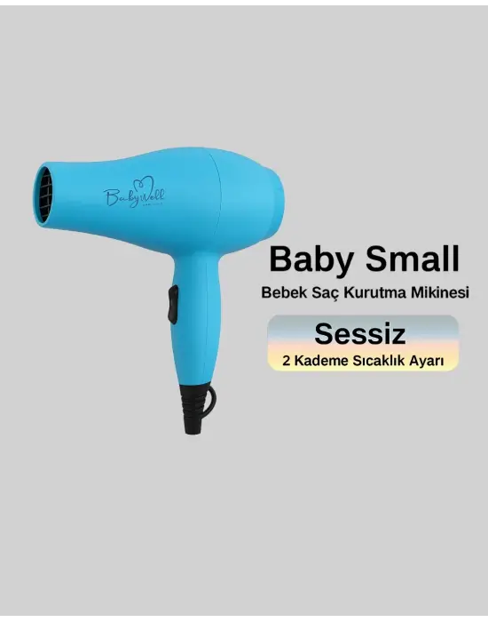 Bebek Dostu Mini Fön – Statik Elektrik Azaltıcı Anion Teknolojisi