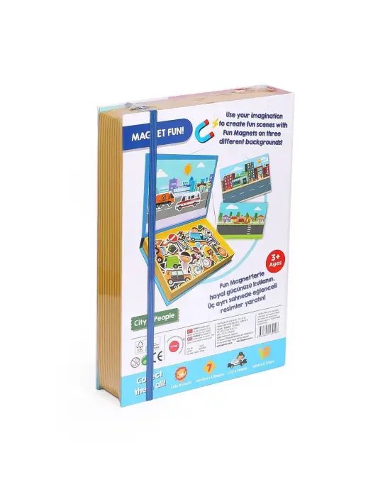 Omarı Baby Puzzle City People - Çocuklar İçin Eğlenceli Şehir Puzzle Seti