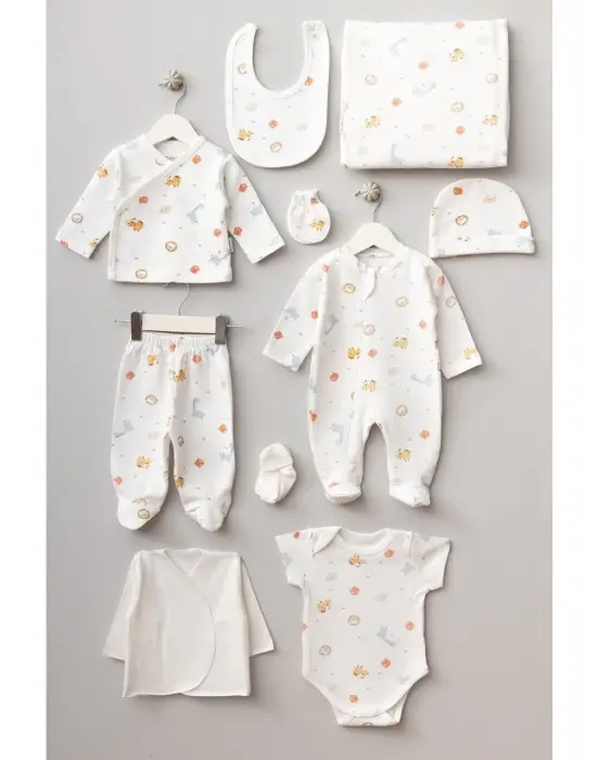 Bebitof Panter 10 Parça Hastane Çıkışı 10113 Ekru