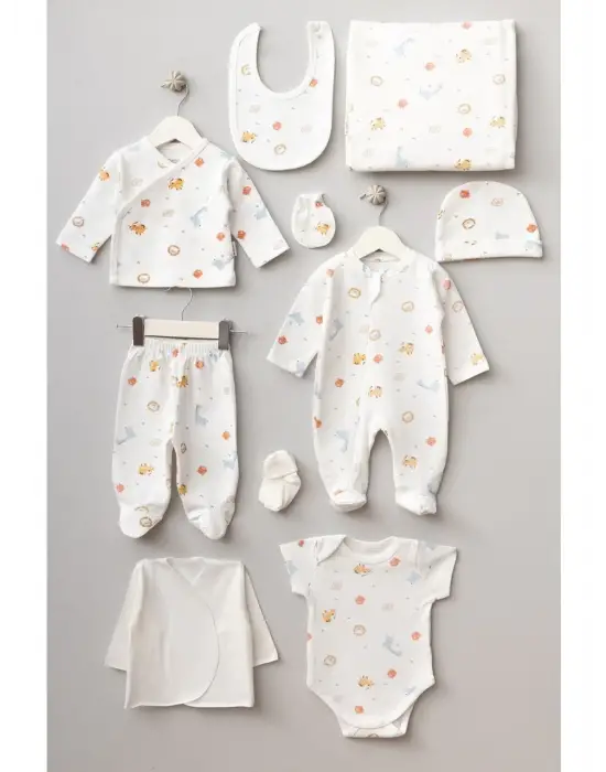 Bebitof Panter 10 Parça Hastane Çıkışı 10113 Ekru