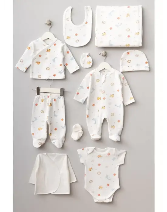 Bebitof Panter 10 Parça Hastane Çıkışı 10113 Ekru