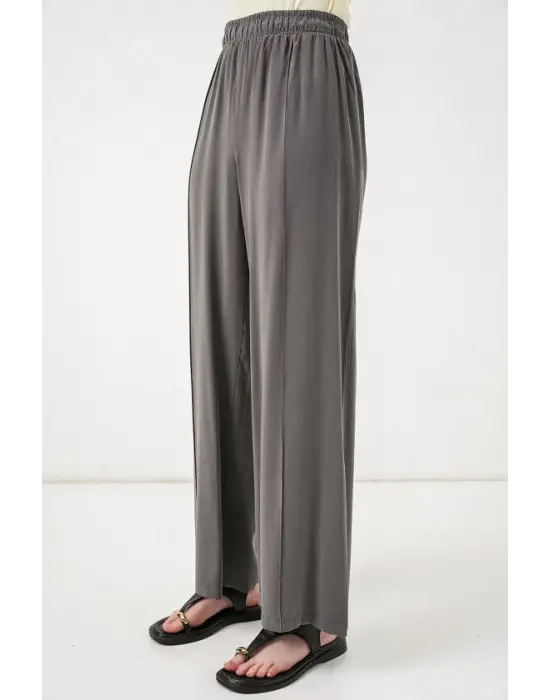 Beli Lastikli Bol Paça Pantolon 30087 - Antrasit