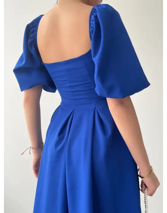 Benjamin Çan Etekli Midi Boy Elbise