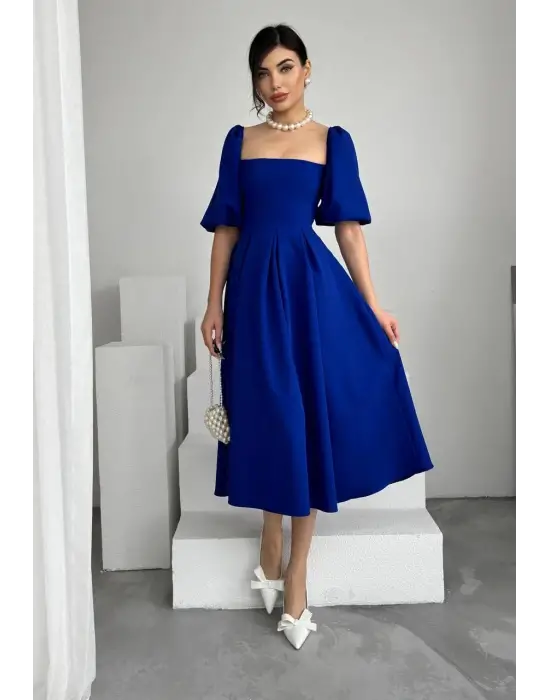 Benjamin Çan Etekli Midi Boy Elbise