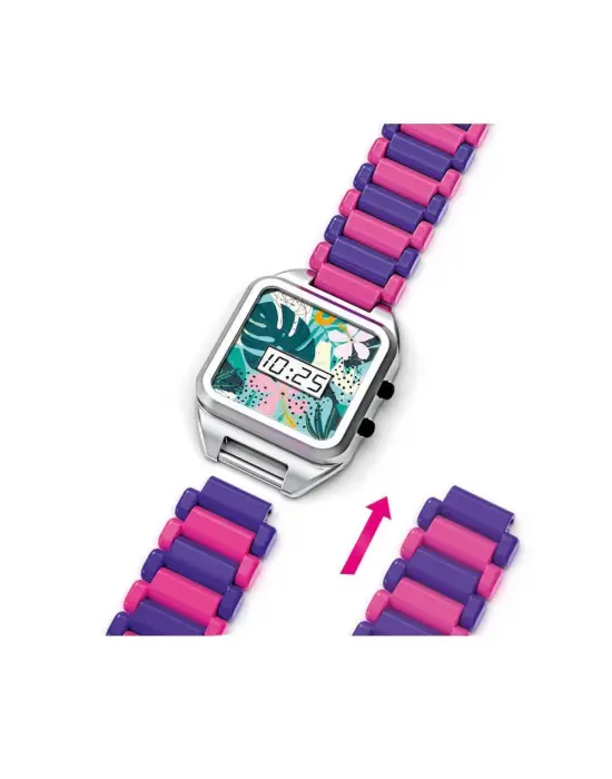 Omarı Renkli Taşlı Çılgın Saat