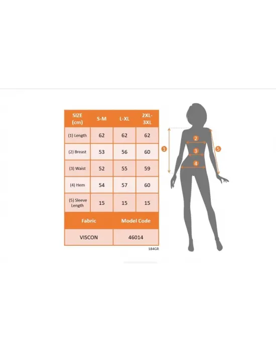 Omarı Yazı Baskılı Kısa Kollu Kadın Basic Bluz