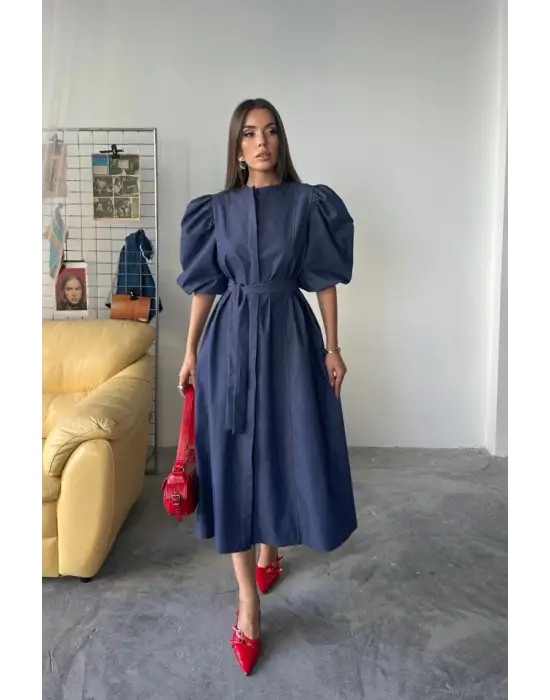 Benorra KARPUZ KOL ELBİSE - İndigo