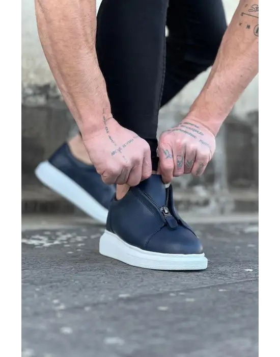 Modern Lacivert Erkek Ayakkabı