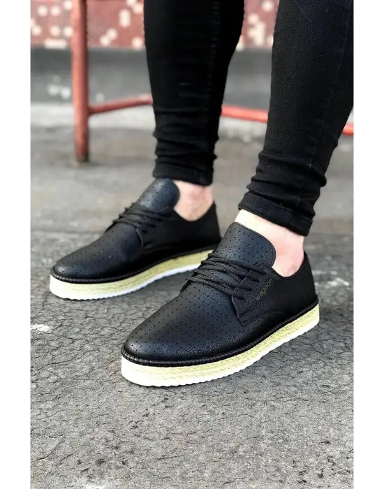 Modern Siyah Erkek Ayakkabı