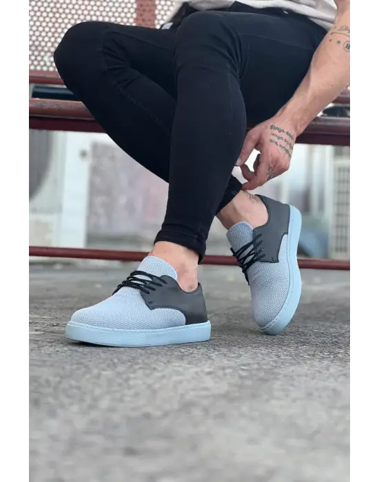 Omarı Gri Triko Erkek Casual Ayakkabı