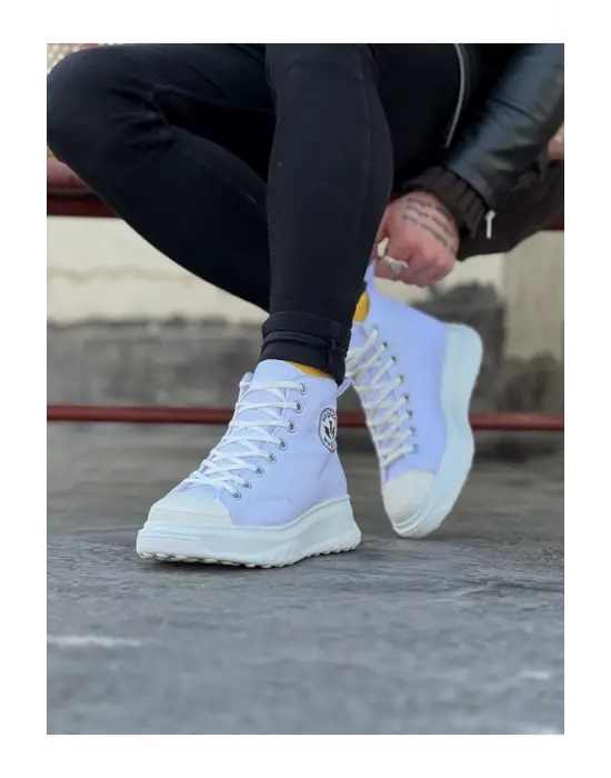 Omarı Beyaz Erkek Yarım Bilek Casual Ayakkabı - Şık ve Rahat Tasarımıyla Öne Çıkın