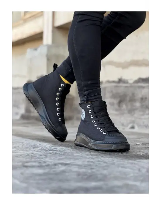 Omarı Yüksek Kaliteli Kömür Erkek Casual Ayakkabı