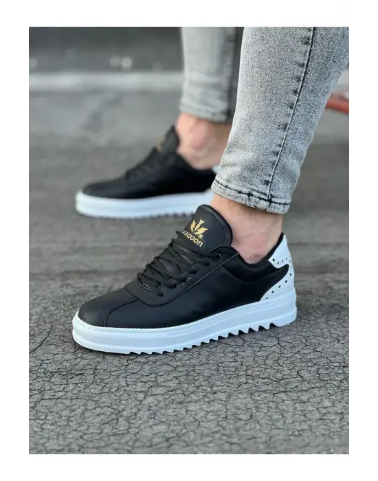 Benorra WG021 Siyah Beyaz Erkek Casual Ayakkabı