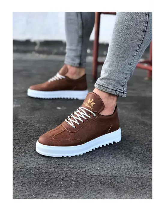 Omarı Modern Taba Renkli Erkek Casual Ayakkabı